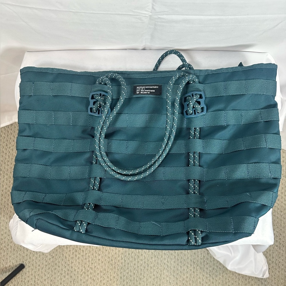 Nike Air Force 1 AF1 26L Laptop Shoulder Tote Bag Teal